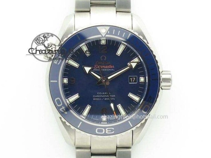 0215 Breathable Seamaster Professional Chrono RG Black Ceramic Black Dial On Black Gummy Strap A 8214